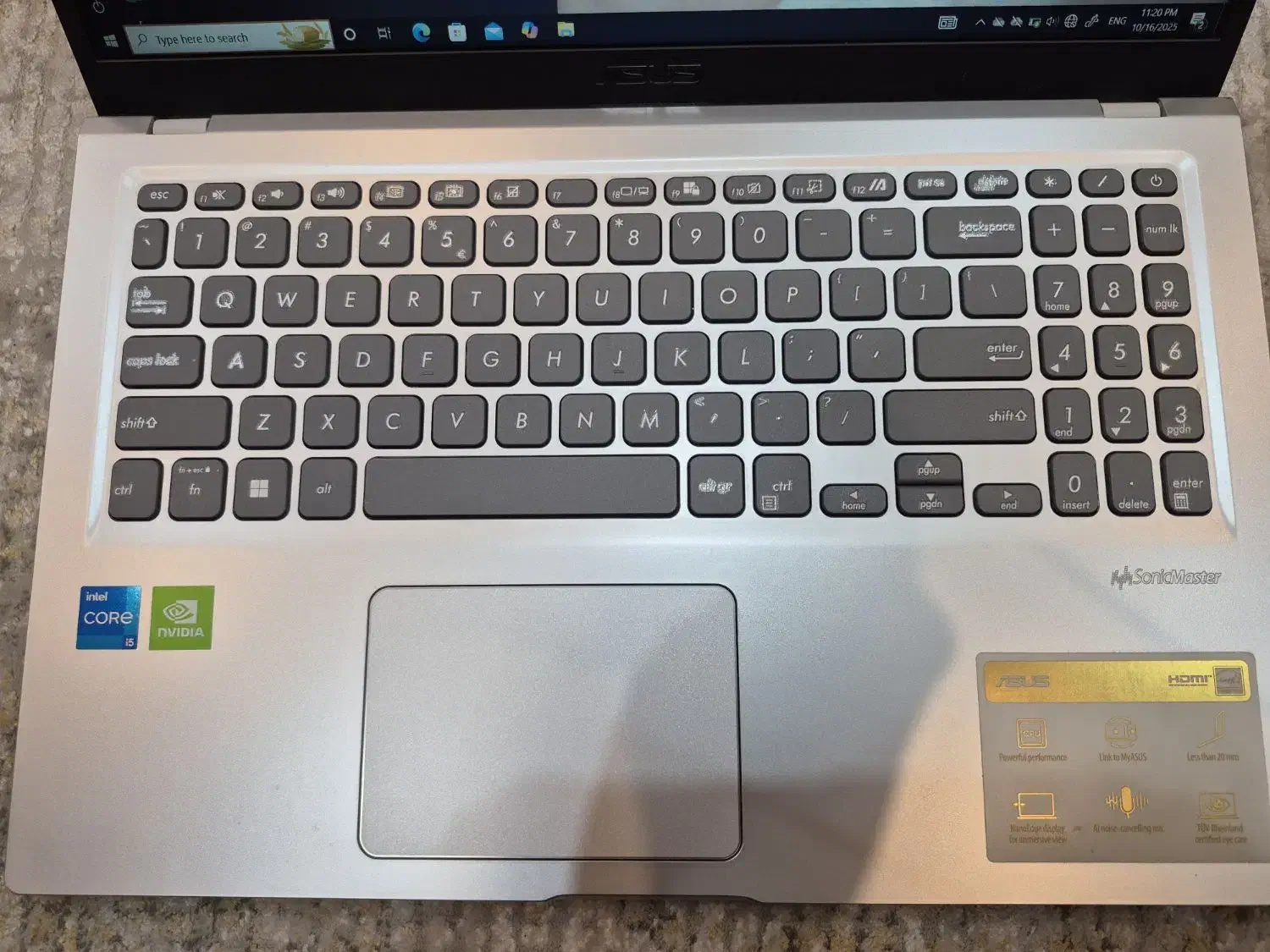 لپتاپ ایسوس در حد نو VivoBook X515E|رایانه همراه|تهران, کوثر|دیوار