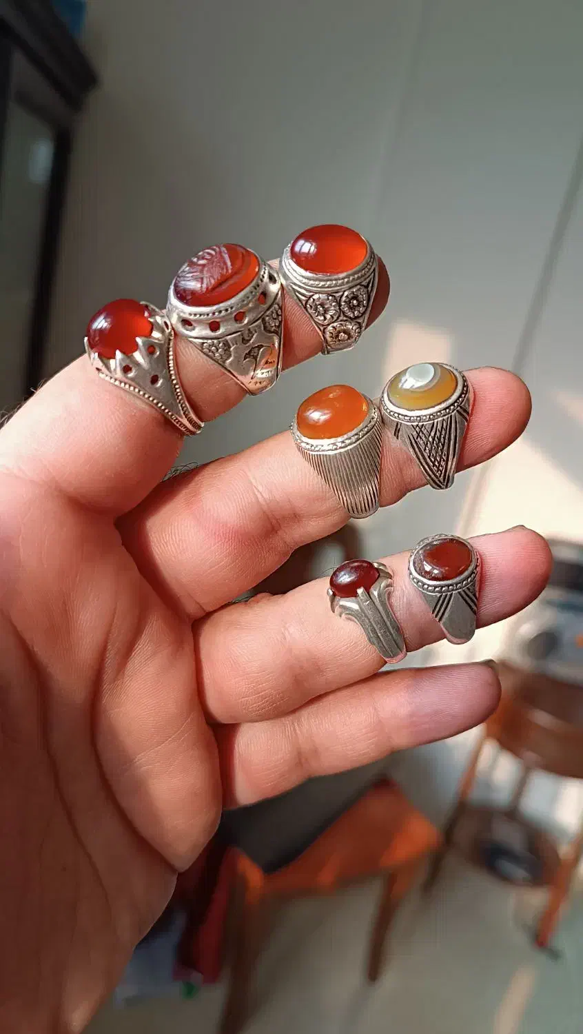 انگشتر نقره یاقوت سرخ|جواهرات|آمل, |دیوار