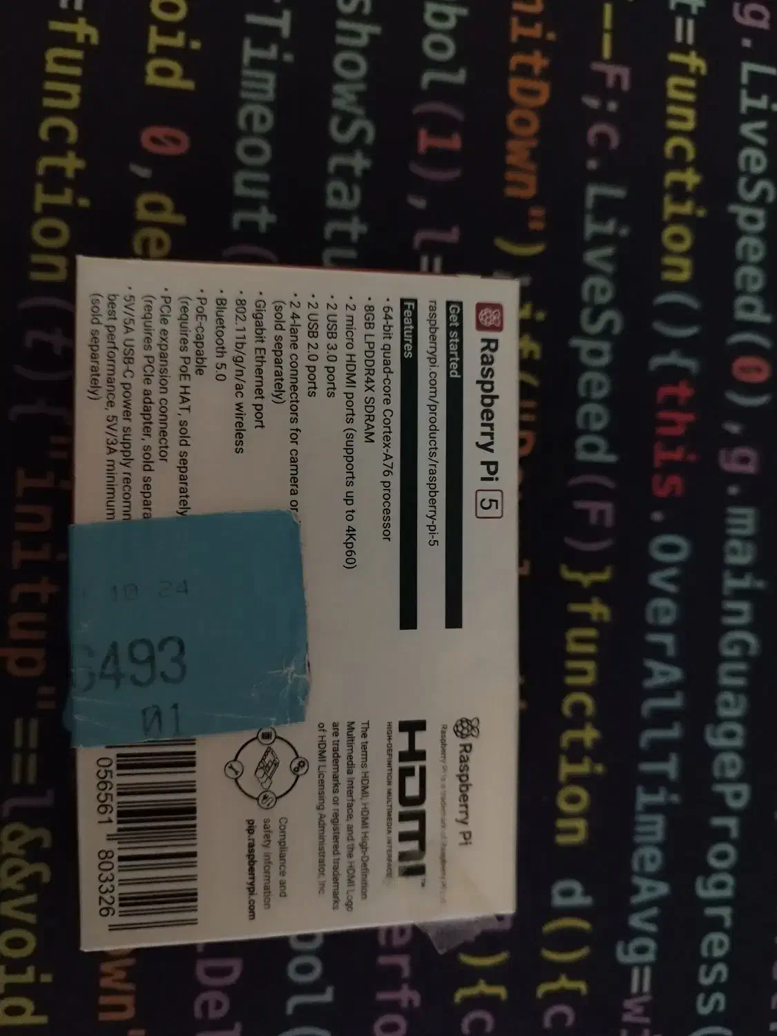 رزبری پای pi 5 دارای 8 گیگابایت رم|قطعات و لوازم جانبی رایانه|تهران, طرشت|دیوار