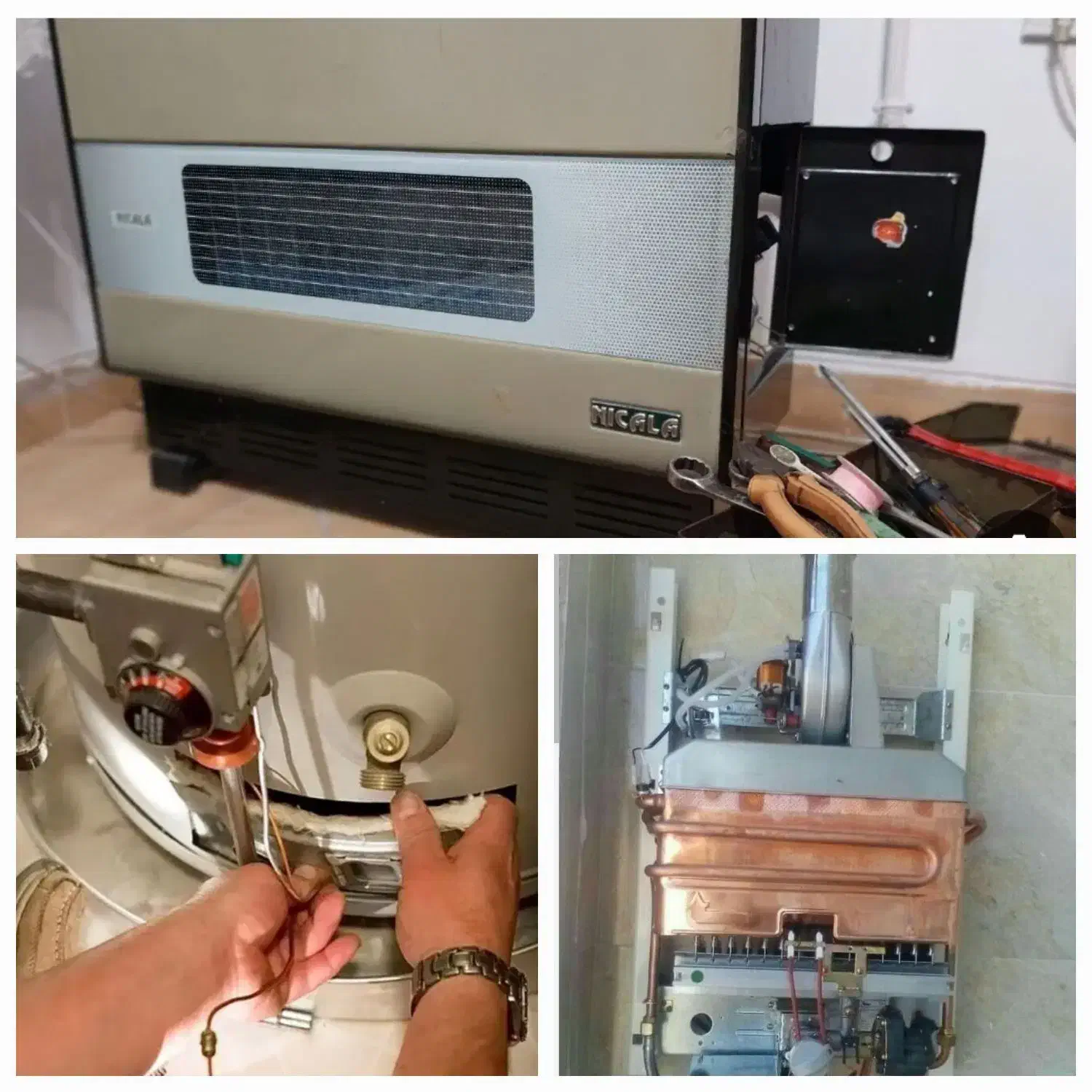 تعمیرونصب بخاری گازی ،آبگرمکن دیواری وزمینی درمحل|خدمات پیشه و مهارت|ارومیه, |دیوار