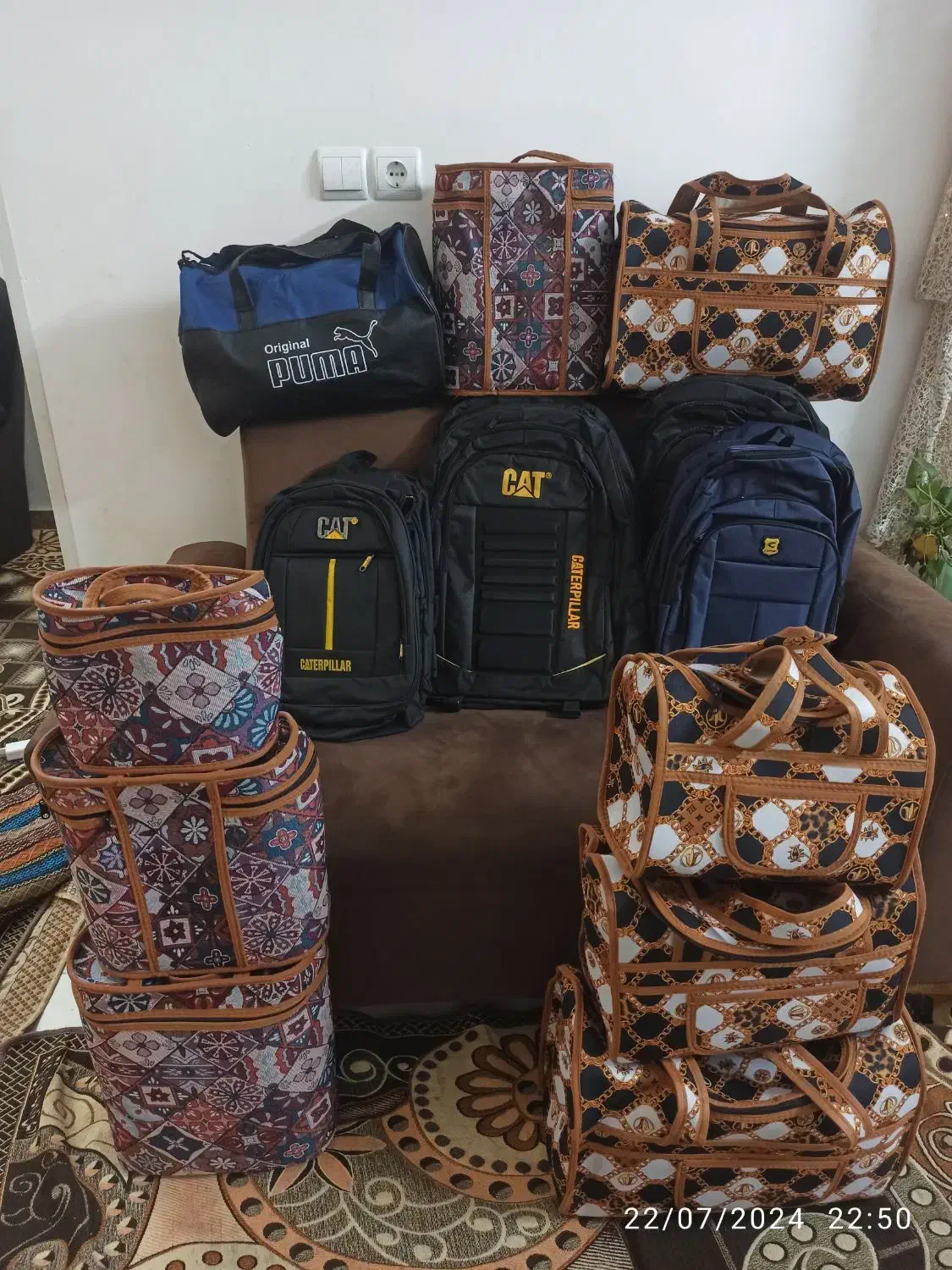 کیف مدرسه کوله پشتی ساک باشگاه کیف سه تیکه نوزادی|کیف، کفش، کمربند|کازرون, |دیوار