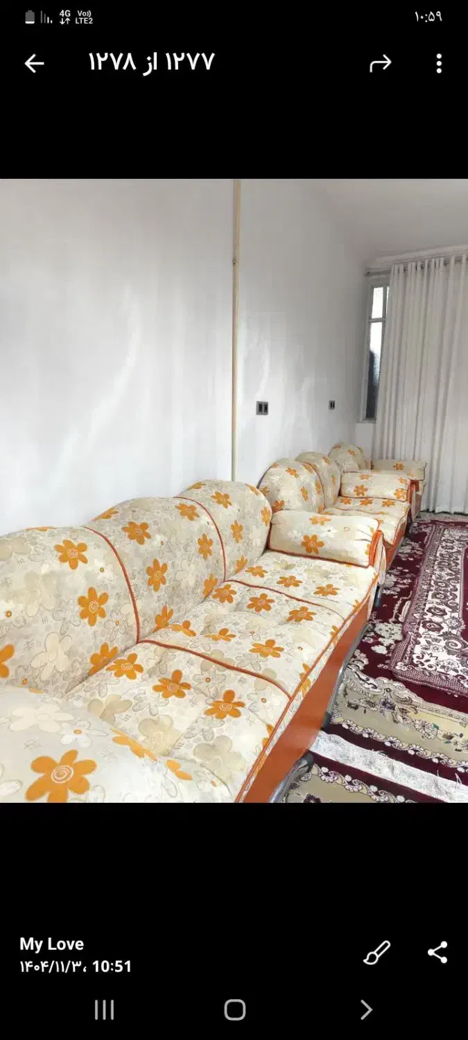 فروش مبل ۷نفره سالم سالم|مبلمان خانگی و میز عسلی|بم, |دیوار