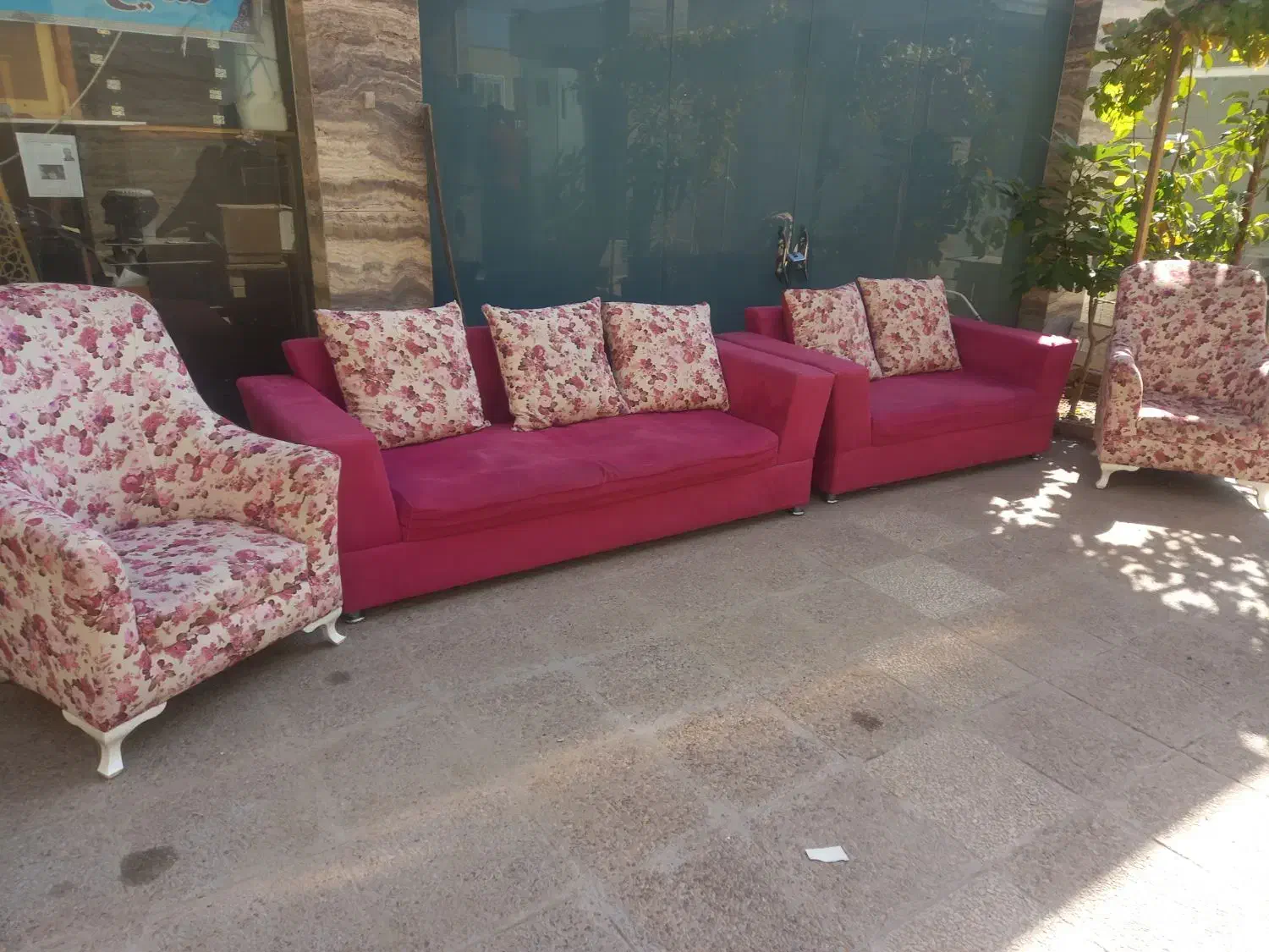 میل. 7نفره|مبلمان خانگی و میز عسلی|صدرا-فارس, فاز ۲|دیوار