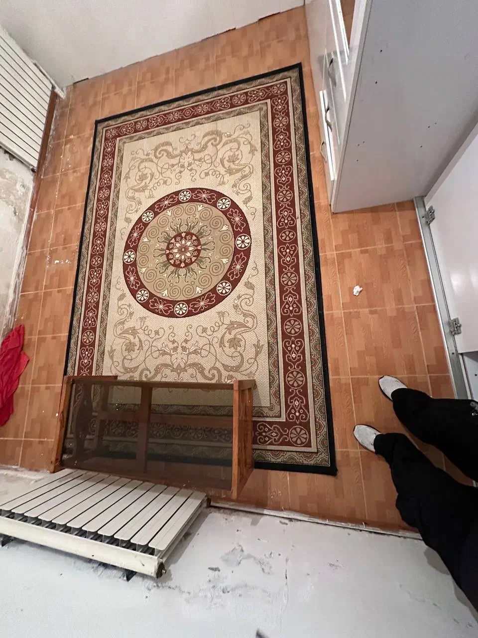 فروش دوعددگلیم فرش ویک عددمیز تحریر|میز تحریر و کامپیوتر|محمودآباد, |دیوار