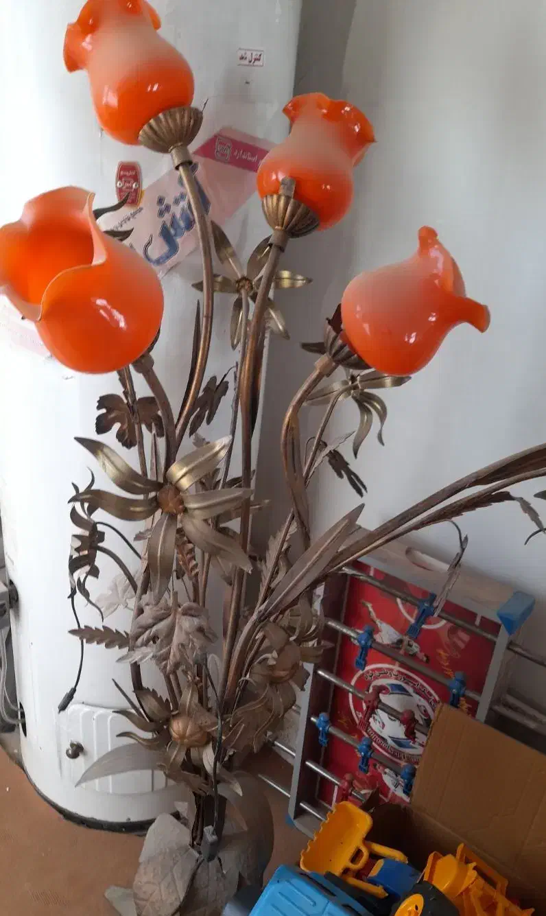 اباژور ۵شاخه|چراغ خواب و آباژور|مراغه, |دیوار