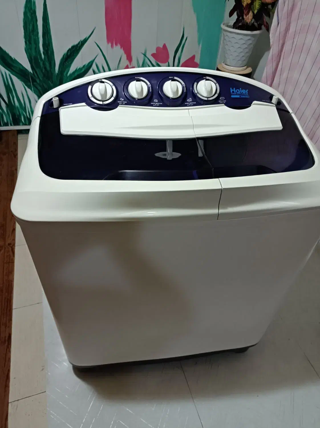 ماشین لباسشویی حایر هفت کیلویی|ماشین لباسشویی و خشککن لباس|رشت, دیانتی|دیوار