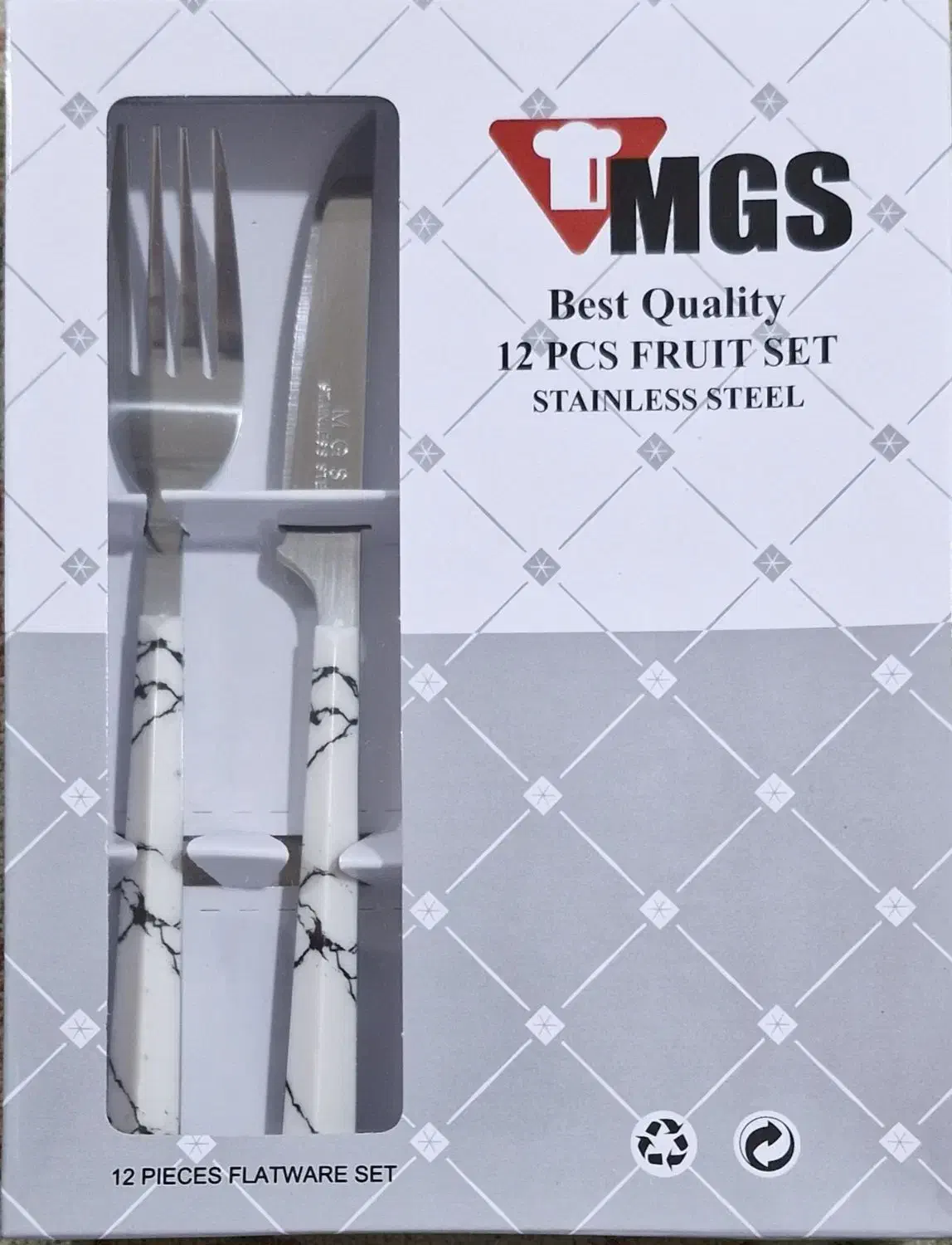 ست چاقو و جنگال میوه خوری و قاشق بستنی خوری|ظروف سرو و پذیرایی|رامهرمز, |دیوار