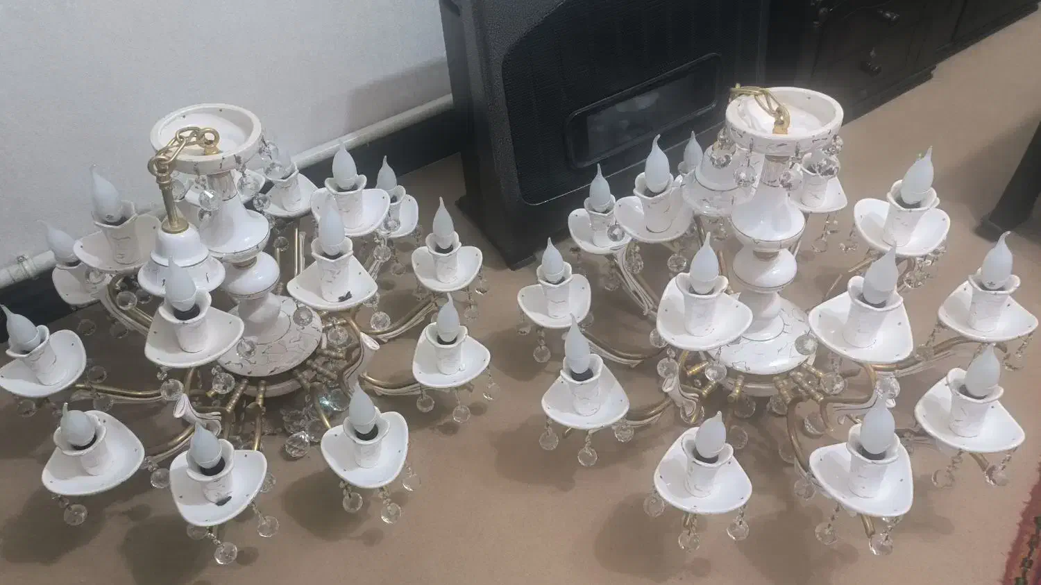 لوستر سرامیکی شیک|لوستر و چراغ آویز|اهر, |دیوار