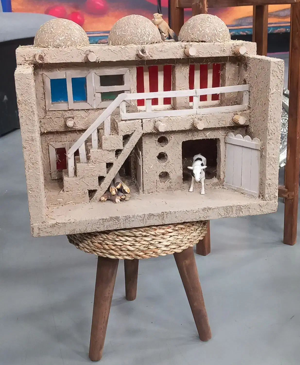 ماکت خانه قدیمی|مجسمه، تندیس، ماکت|شهرضا, |دیوار