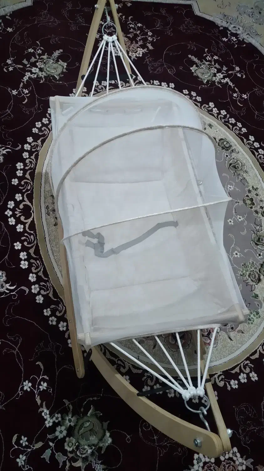 گهواره چوبی نونو|اسباب و اثاث بچه|رزن, |دیوار