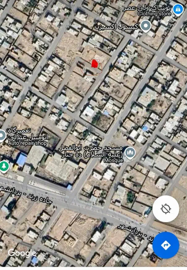 فروش زمین ۲۵۰ متری ده چنار خیابان ولی عصر|فروش زمین و ملک کلنگی|زرند, |دیوار