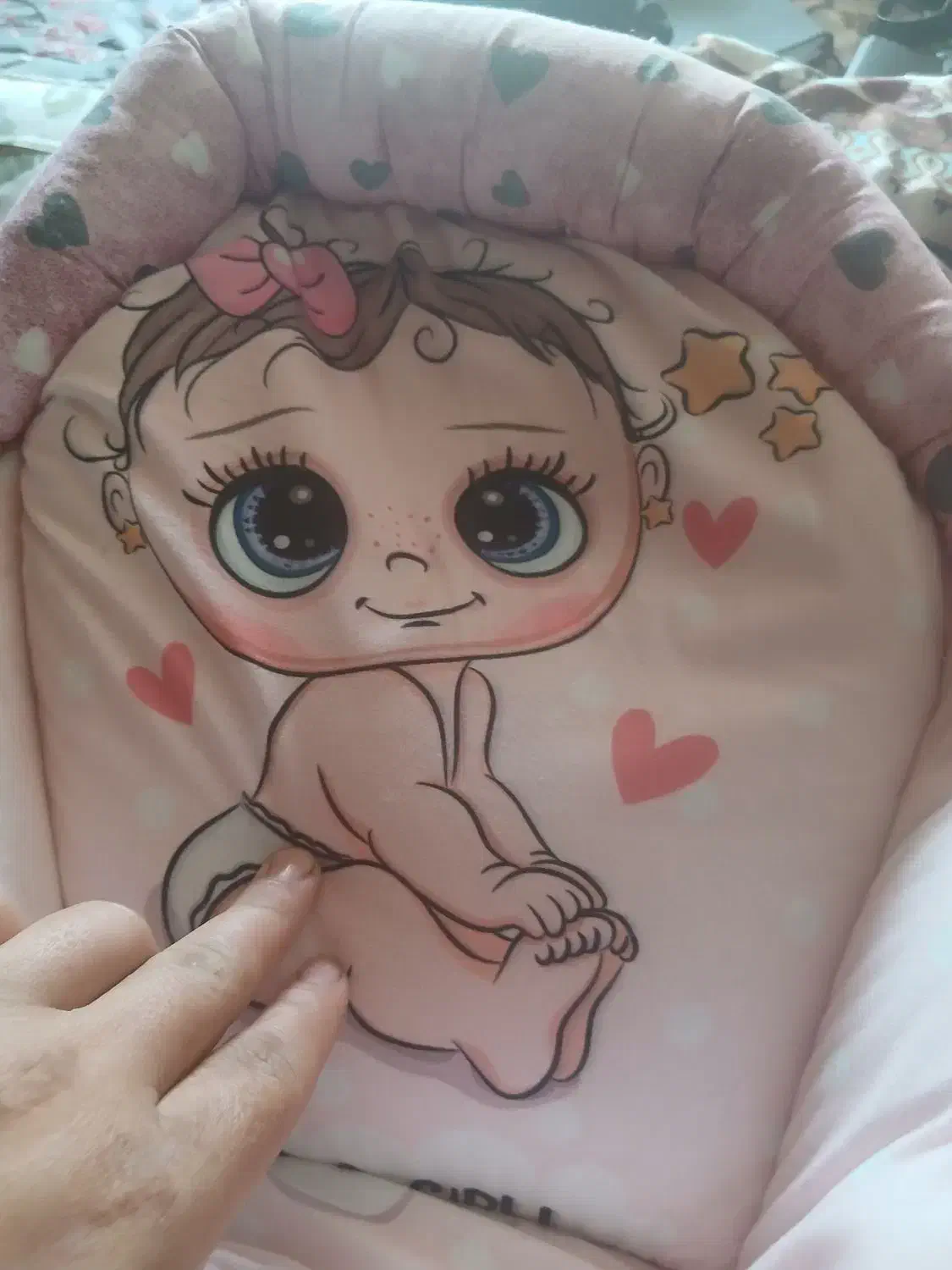 آغوشی قنداق نوزادی  دخترانه نو نو|کفش و لباس بچه|شیرگاه, |دیوار