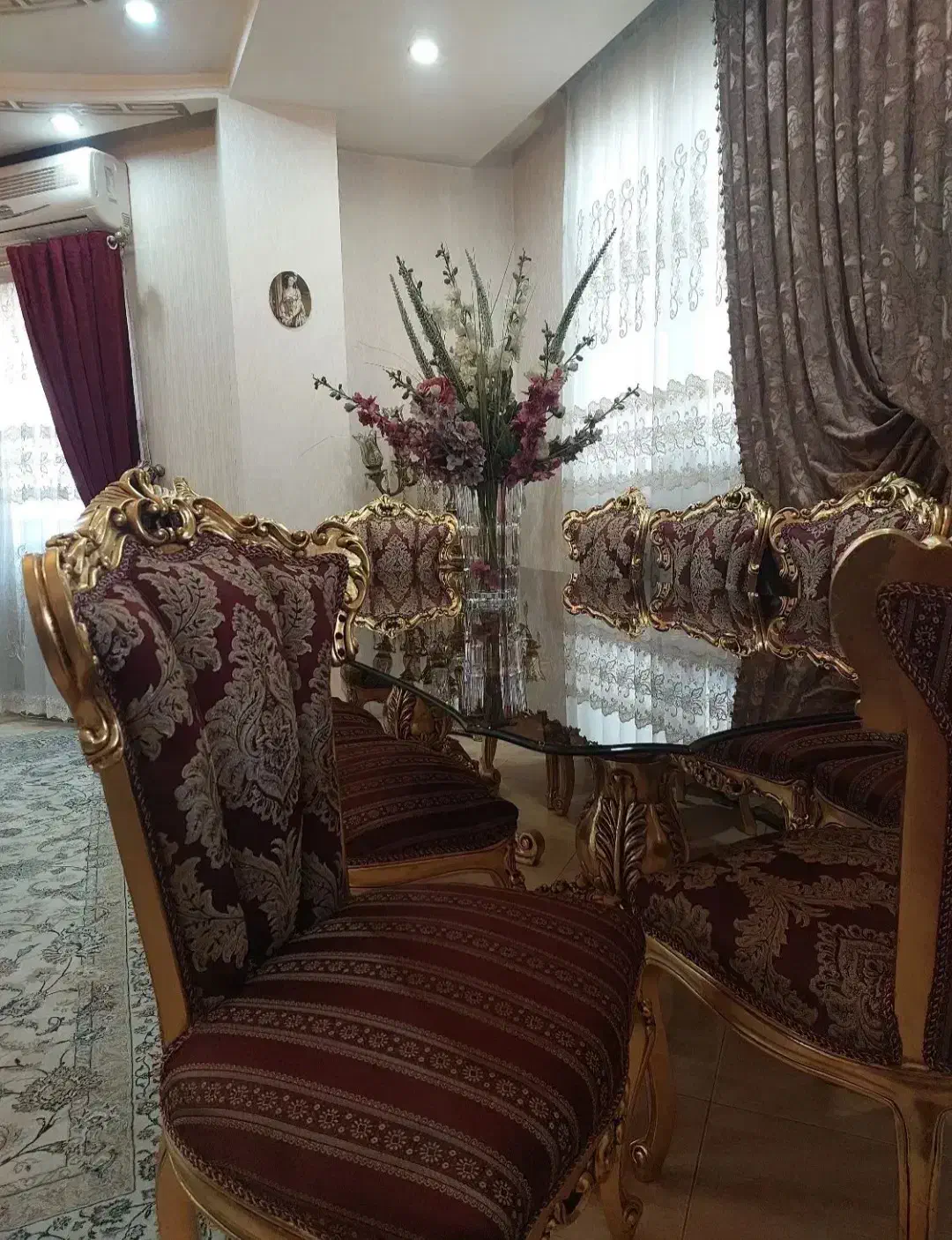 مبلمان و ناهارخوری ورق طلا|مبلمان خانگی و میز عسلی|قرچک, محمد آباد|دیوار