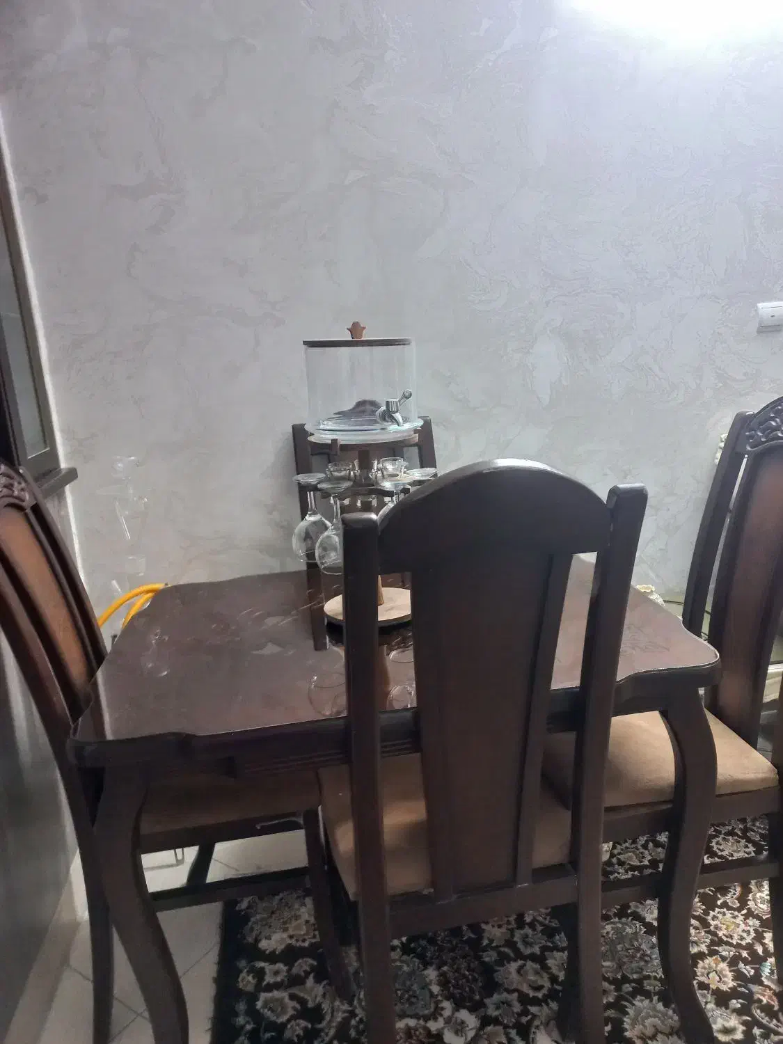 میز غذا خوردی ۴نفره|میز و صندلی غذاخوری|قرچک, مهدیه|دیوار