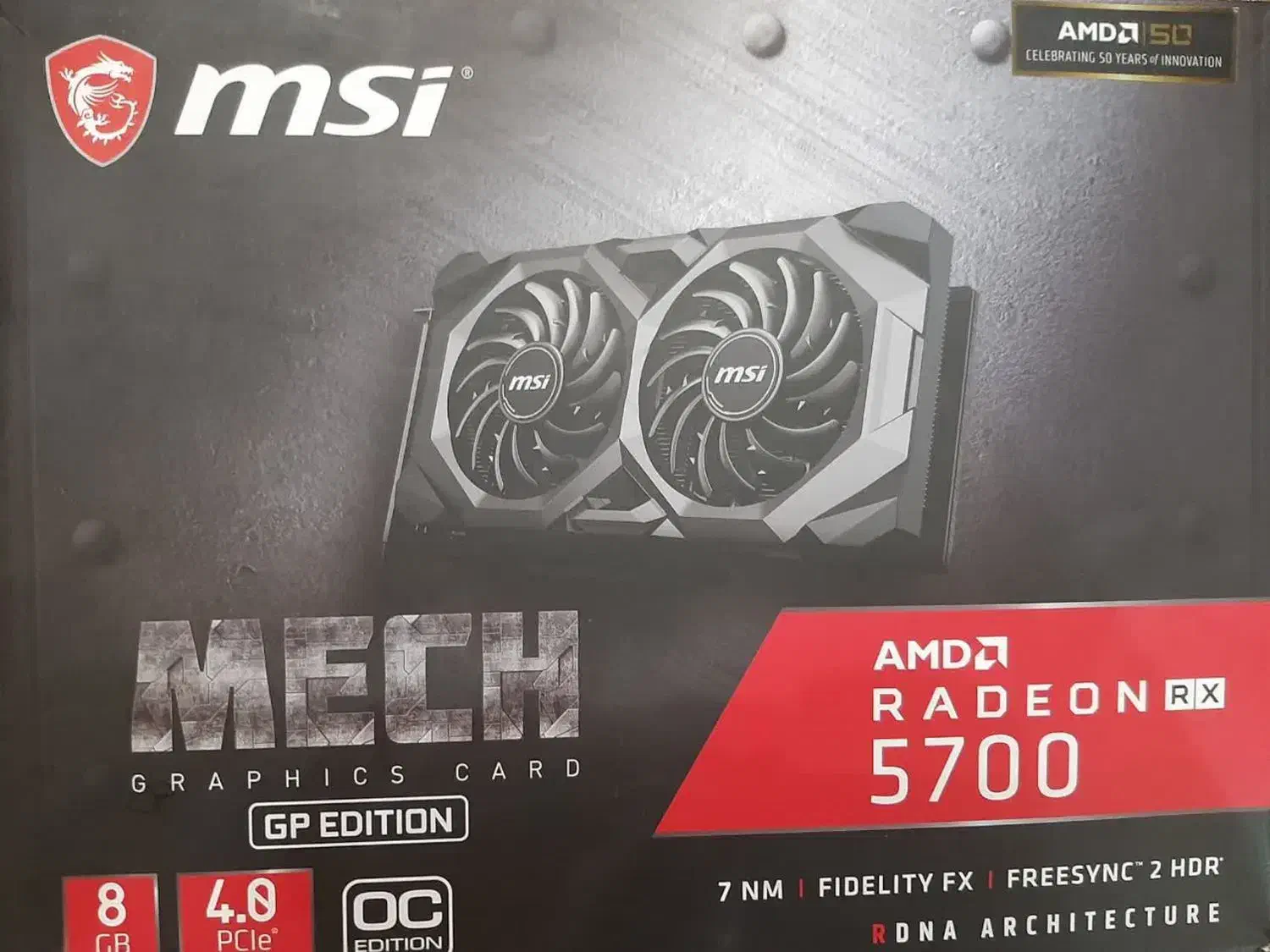 کارت گرافیک RX 5700 msi 8gb|قطعات و لوازم جانبی رایانه|ری, دیلمان|دیوار