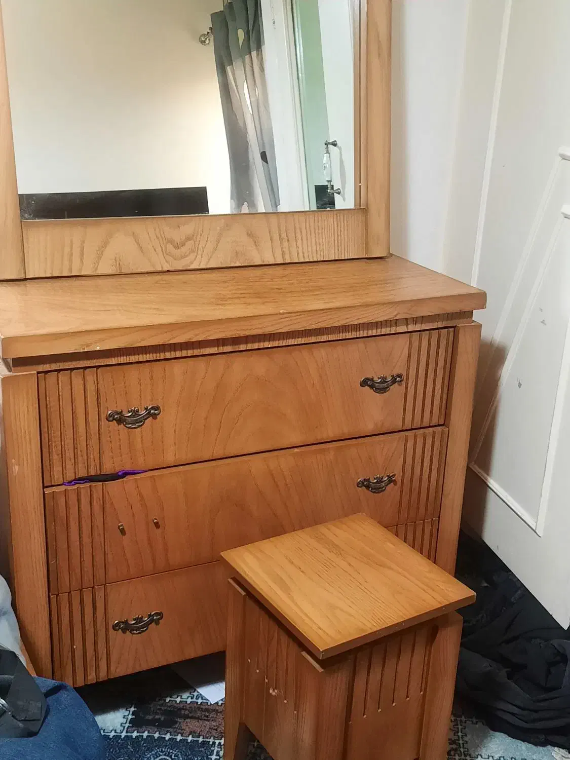 سرویس تخواب چوب  در حد نو|تخت و سرویس خواب|آمل, |دیوار