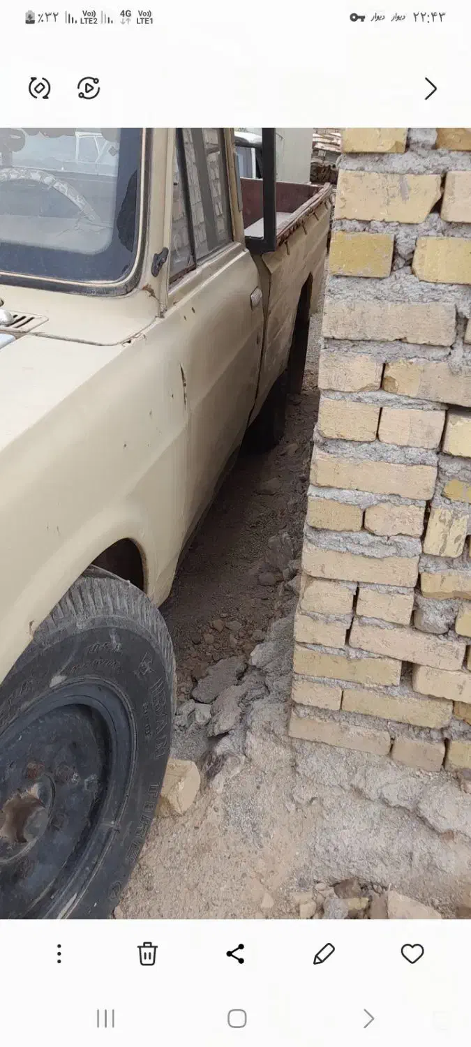 نیسان مدل ۱۳۶۹|خودرو سواری و وانت|نهاوند, |دیوار