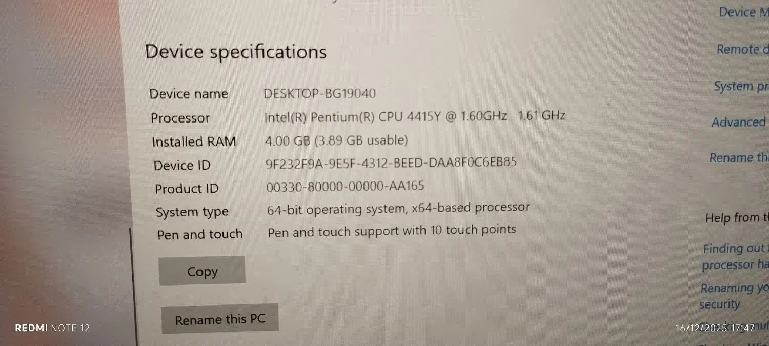 لپتاپsurface1824(surface go) مایکروسافت سرفیس لمسی|رایانه همراه|کرج, کیانمهر|دیوار