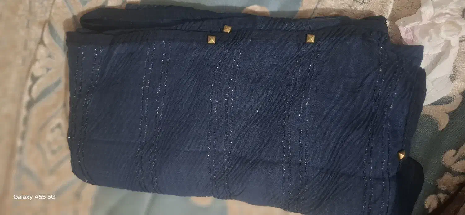 شال مجلسی سورمه ای تیره|لباس|علیآباد کتول, |دیوار