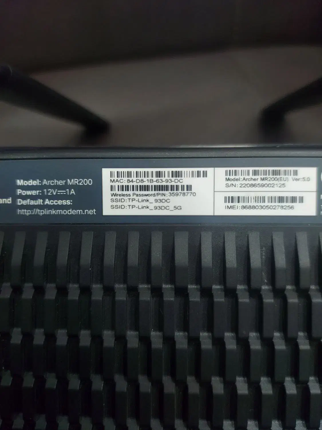 مودم سیمکارتی tp-link MR200 درحد|مودم و تجهیزات شبکه|کرمانشاه, |دیوار