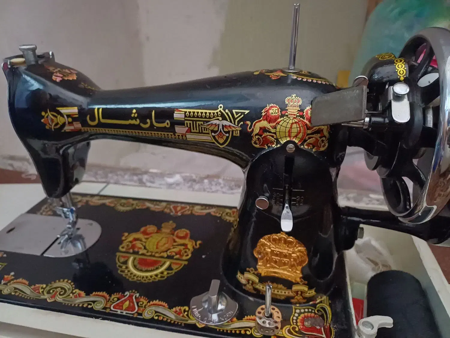 چرخ خیاطی مارشال قدیمی|کلکسیون اشیاء عتیقه|قم, آذر (نکویی)|دیوار