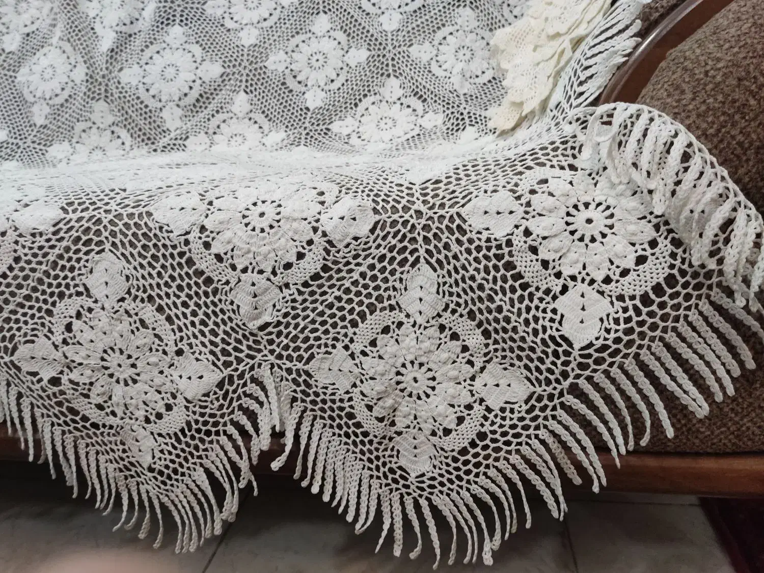 روتختی قلاب بافی دست باف|سرویس روتختی|گرگان, |دیوار