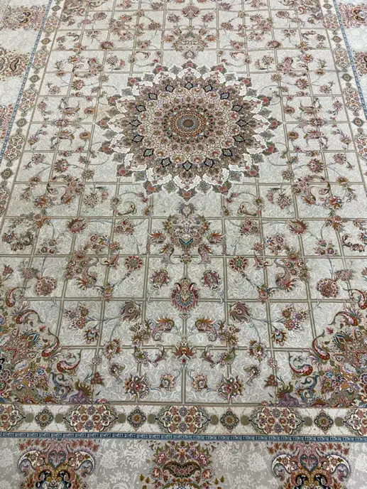 یک جفت فرش ۹ متری قالی سلیمان ۱۲۰۰ شانه برجسته|فرش|اصفهان, دشتستان|دیوار