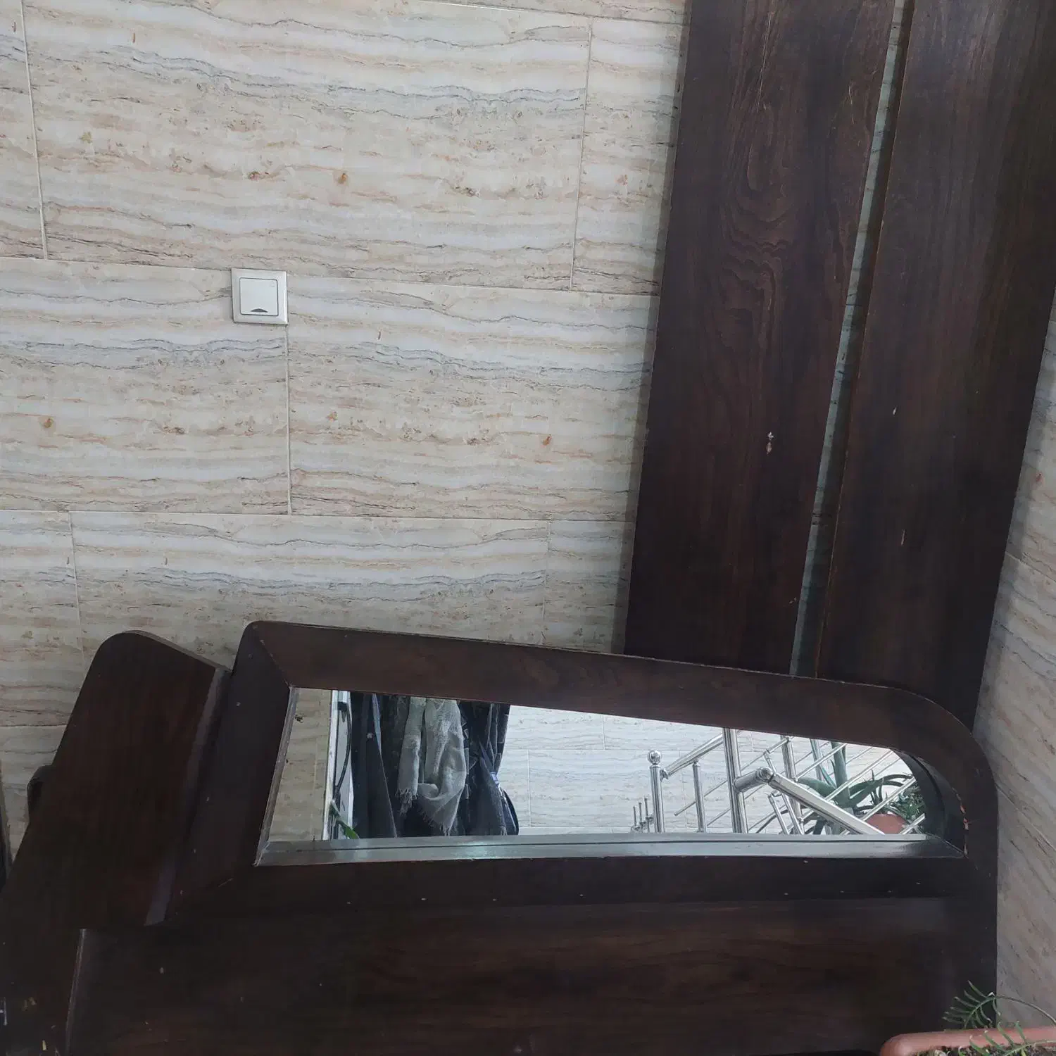 سرویس تخت خواب یک نفره و دونفره چوب گردو|تخت و سرویس خواب|ساری, |دیوار