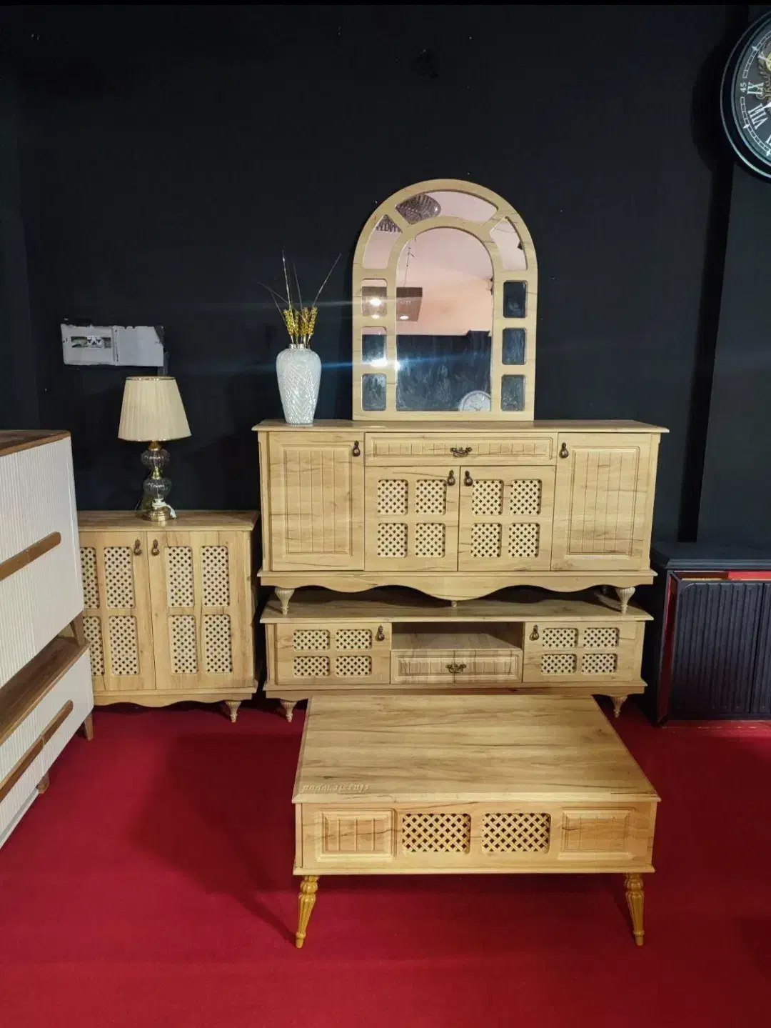 ست کامل آینه و کنسول گندم|بوفه، ویترین، کنسول|تهران, بهداشت|دیوار