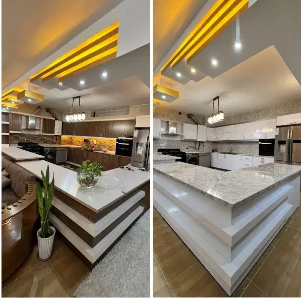 نصب تخصصی برچسب کابینت روکش پی وی سی|خدمات پیشه و مهارت|شیراز, سرو|دیوار