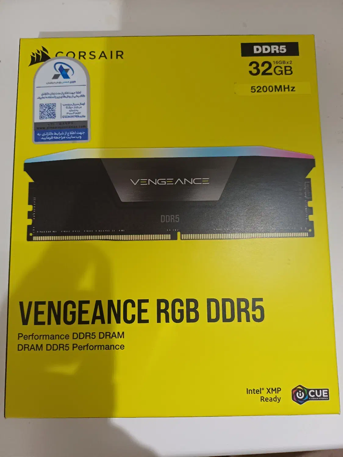 رم کورسیر ۳۲ گیگ ddr5 5200mhz|قطعات و لوازم جانبی رایانه|اهواز, گلستان|دیوار