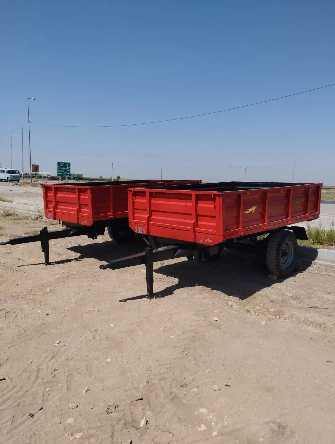 تریلی دوچرخ و ادوات تراکتور 399|ماشینآلات صنعتی|قزوین, |دیوار