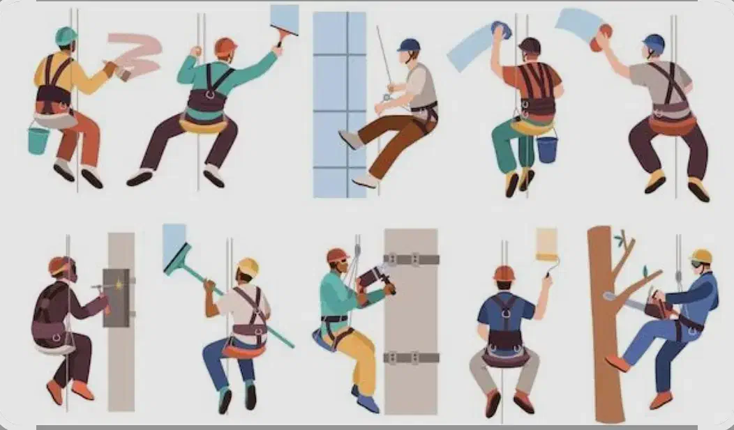 کار در ارتفاع عایقبندی نانو درزگیری بندکشی پیچ|خدمات پیشه و مهارت|شیراز, شهرک آرین|دیوار