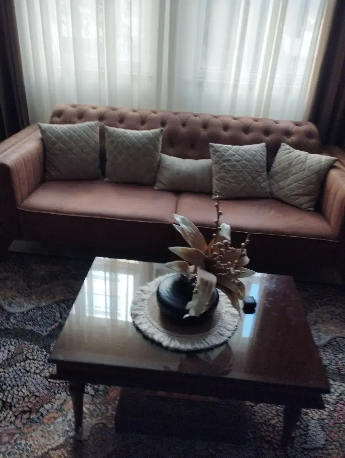 فروش مبلمان آینه کنسول و ناهار خوری به دلیل مهاجرت|مبلمان خانگی و میز عسلی|کرج, گوهردشت|دیوار