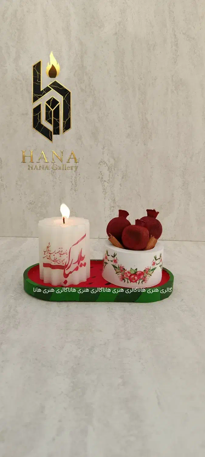 گیفت یلدا ولنتاین ،دکوری سنگ مصنوعی.باکس گل شمع. .|صنایع دستی و سایر لوازم تزئینی|یزد, |دیوار