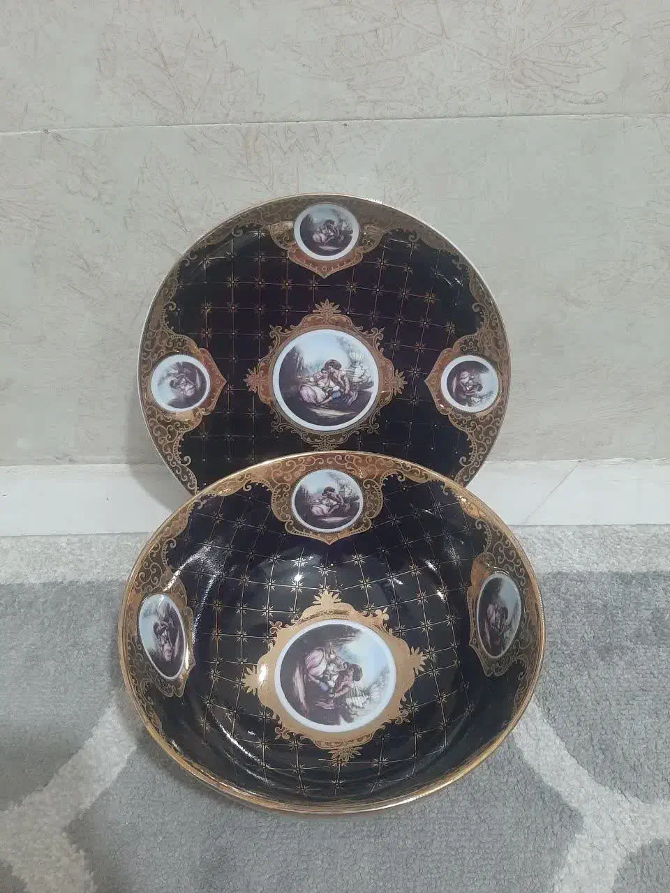 کاسه و بشقاب صورمه ای|کلکسیون اشیاء عتیقه|ری, دولت‌آباد|دیوار