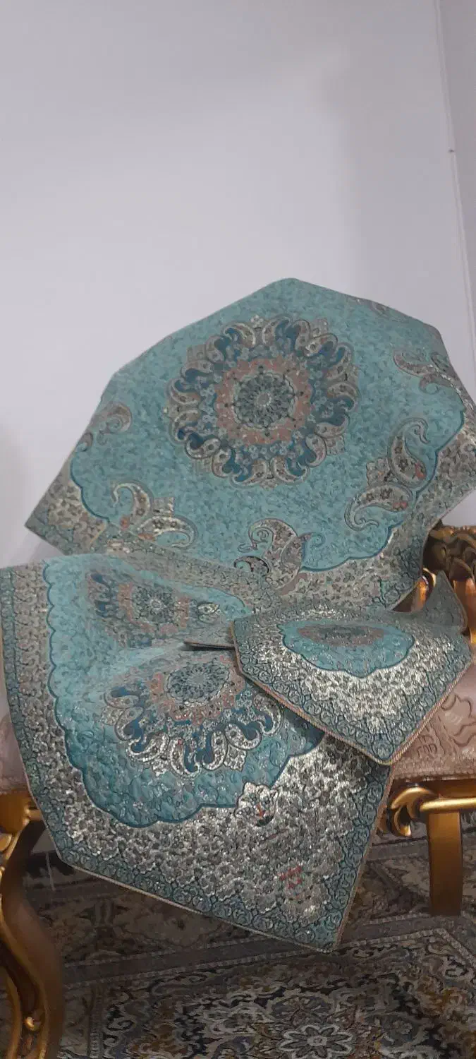 ترمه مناسب شب یلدا و روز مادر|پرده، رانر، رومیزی|قم, شاه سید علی|دیوار