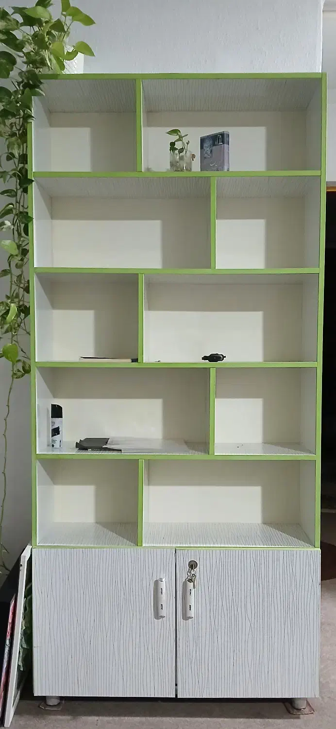 کتابخانه|کتابخانه، شلف، قفسههای دیواری|رشت, اسماعیل آباد|دیوار