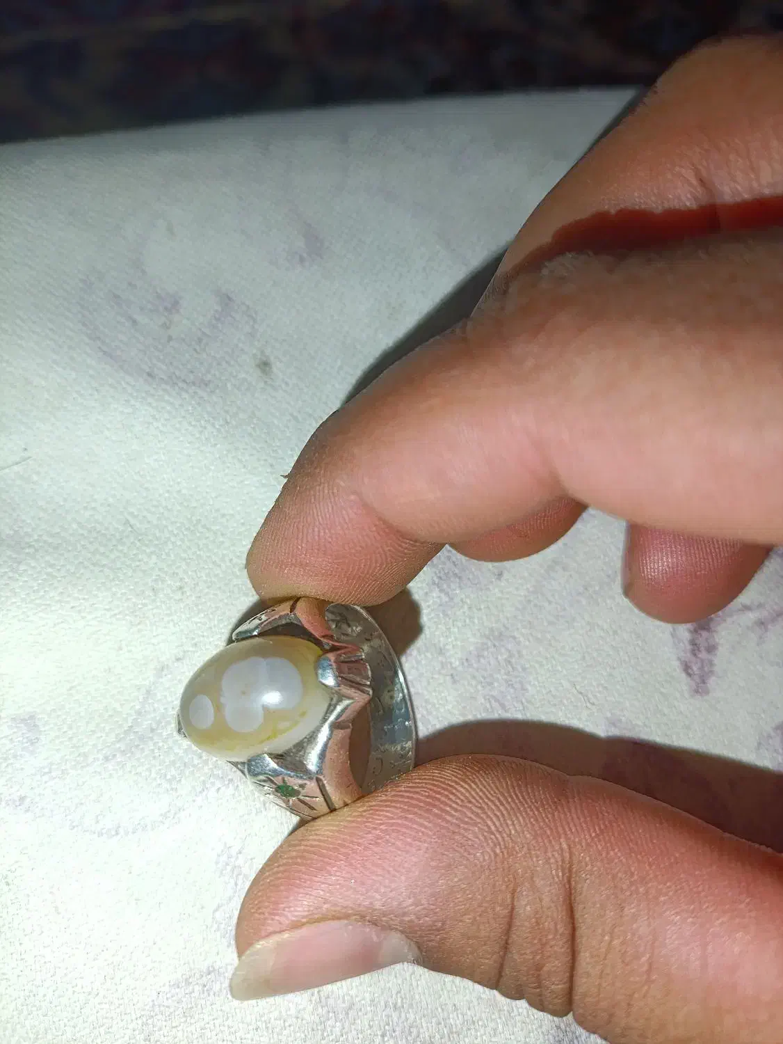 انگشتر چشم باباقوری اصل|جواهرات|رامهرمز, |دیوار