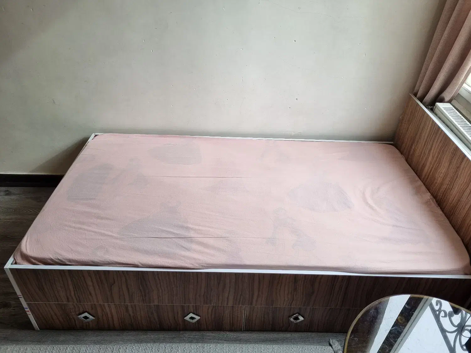 تخت و کمد mdf ترک طرح برجسته|تخت و سرویس خواب|تهران, حبیب الله|دیوار