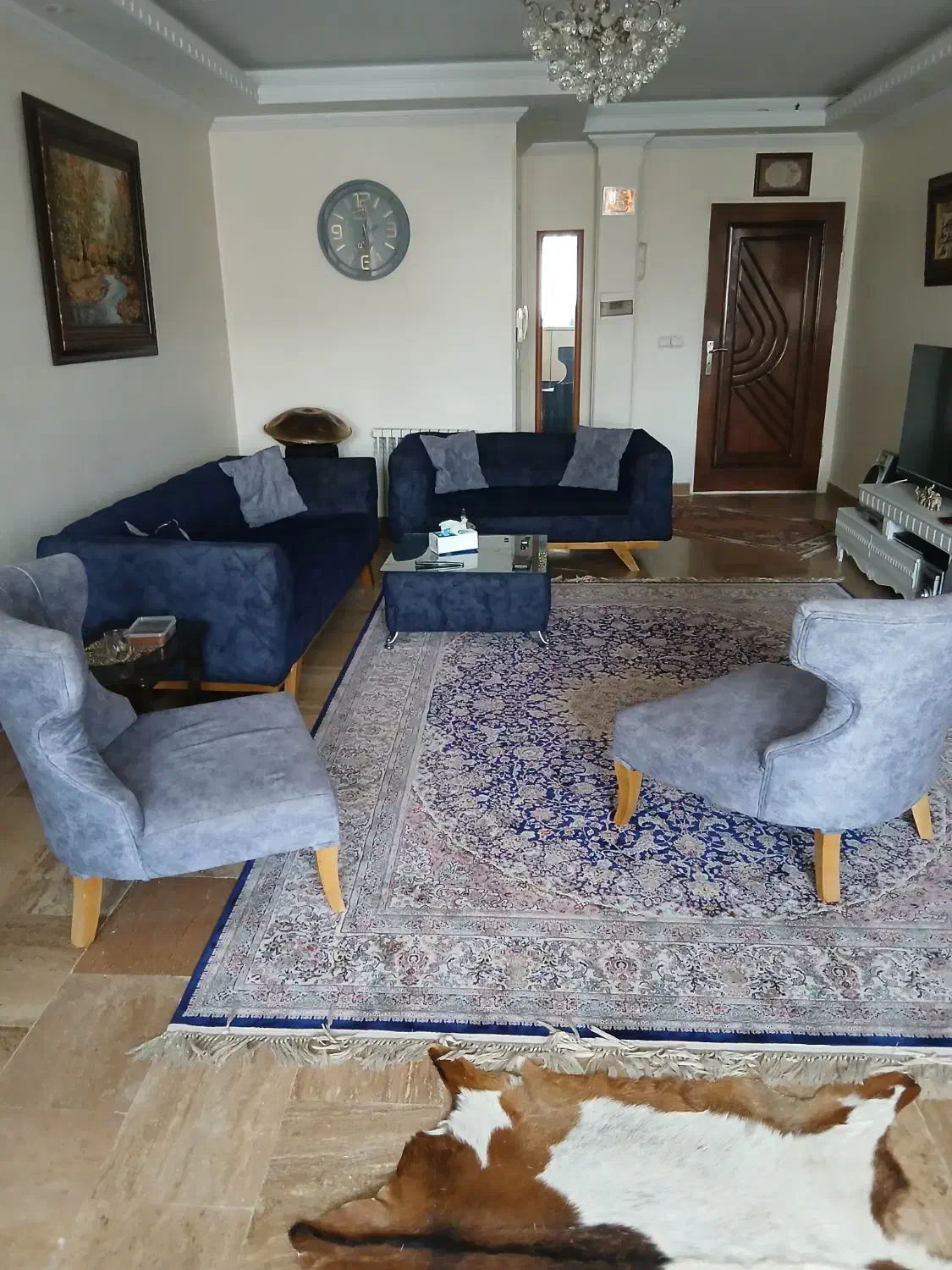 مبل ۷نفره چستر کارکرده|مبلمان خانگی و میز عسلی|تهران, دردشت|دیوار