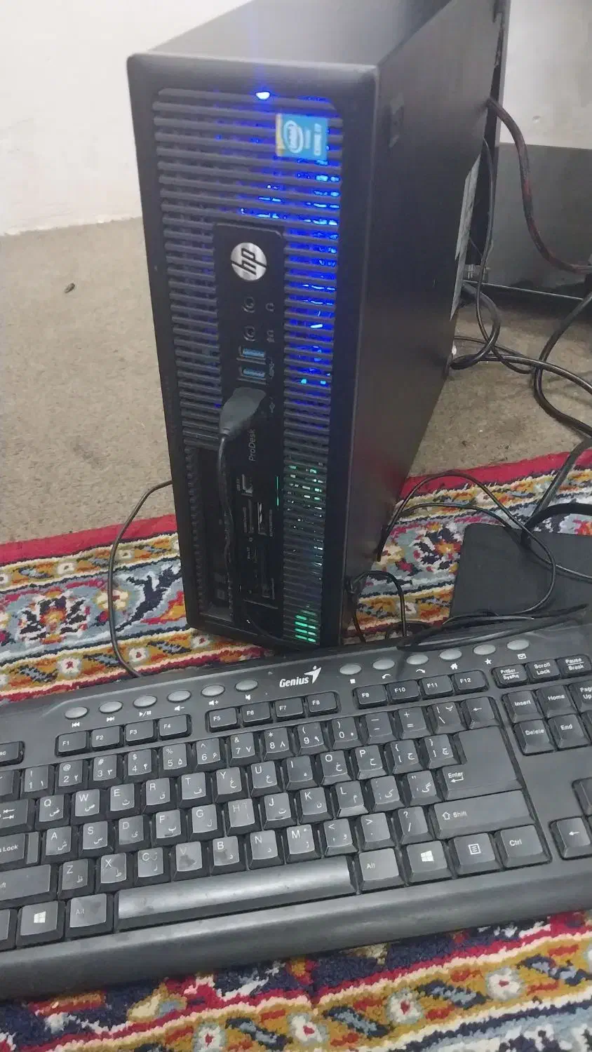 مینی کیس گیمینگ با مانیتور و تمام لوازم|رایانه رومیزی|پیربازار, |دیوار