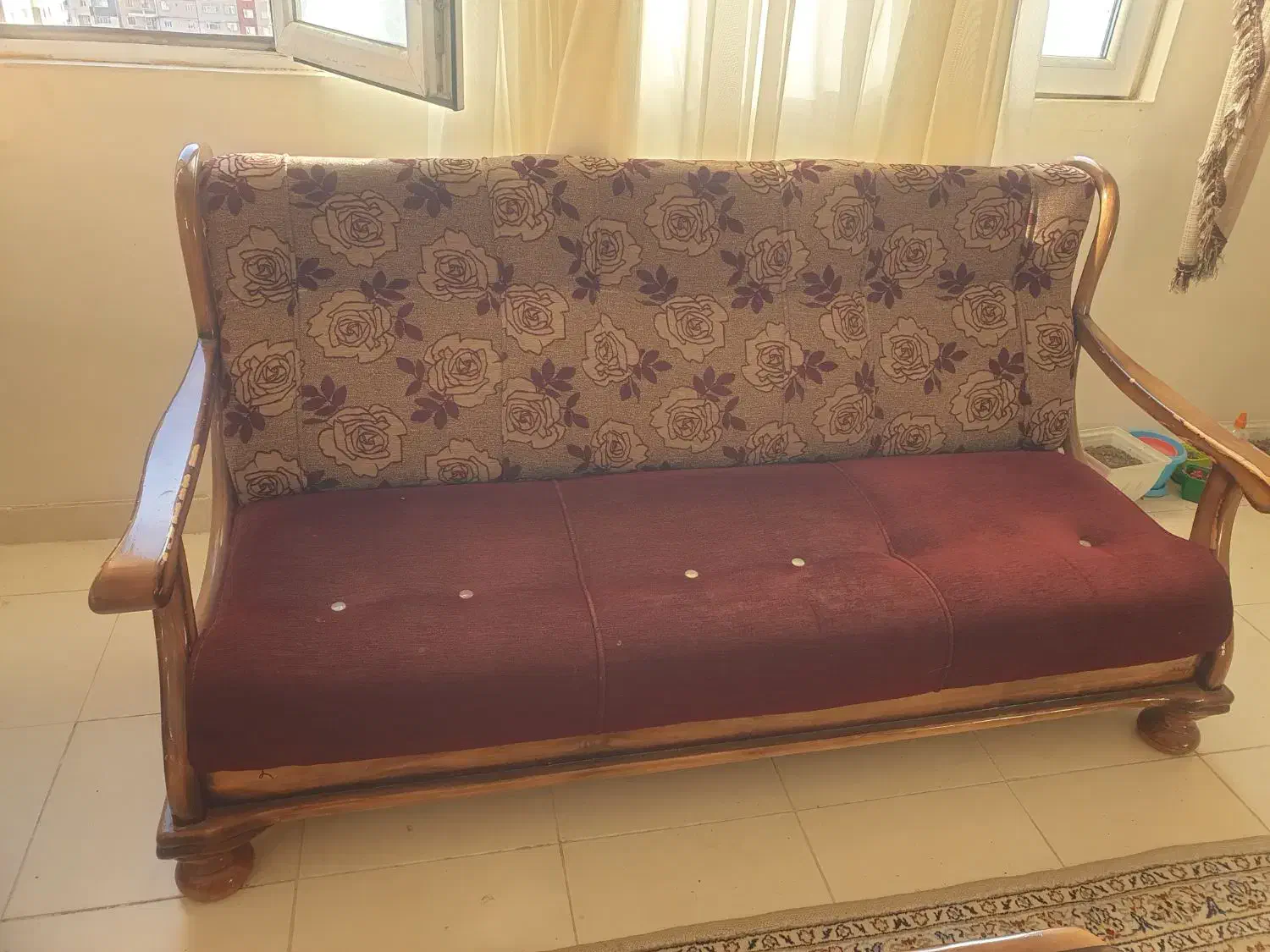 یک دست مبل ۷ نفره و ناهارخوری ۶ نفره و۵ صندلی|مبلمان خانگی و میز عسلی|زنجان, |دیوار