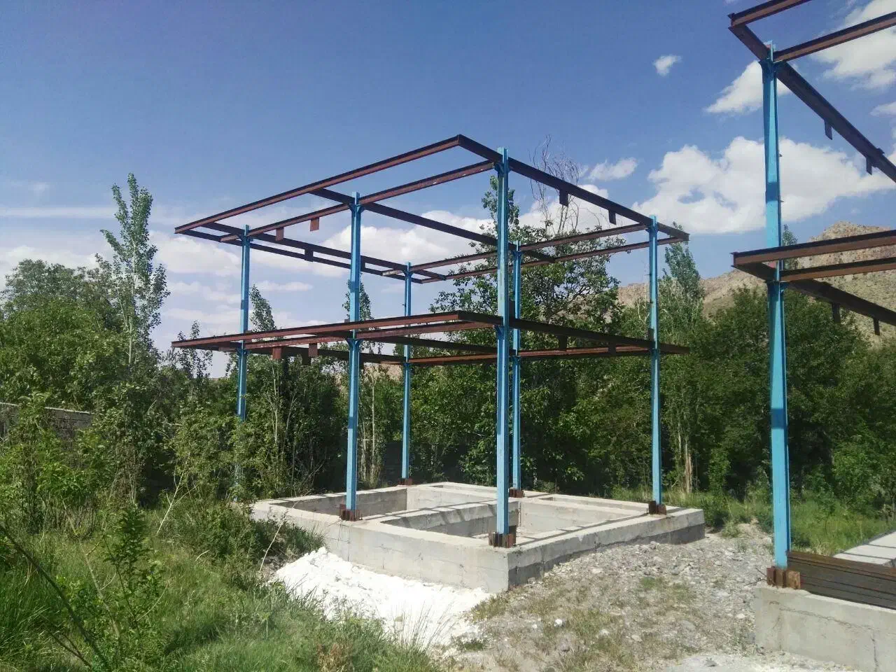 دهبکری مسکونی پروانه ساخت اسکلت دوبلکس مهندسی|فروش زمین و ملک کلنگی|دهبکری, |دیوار