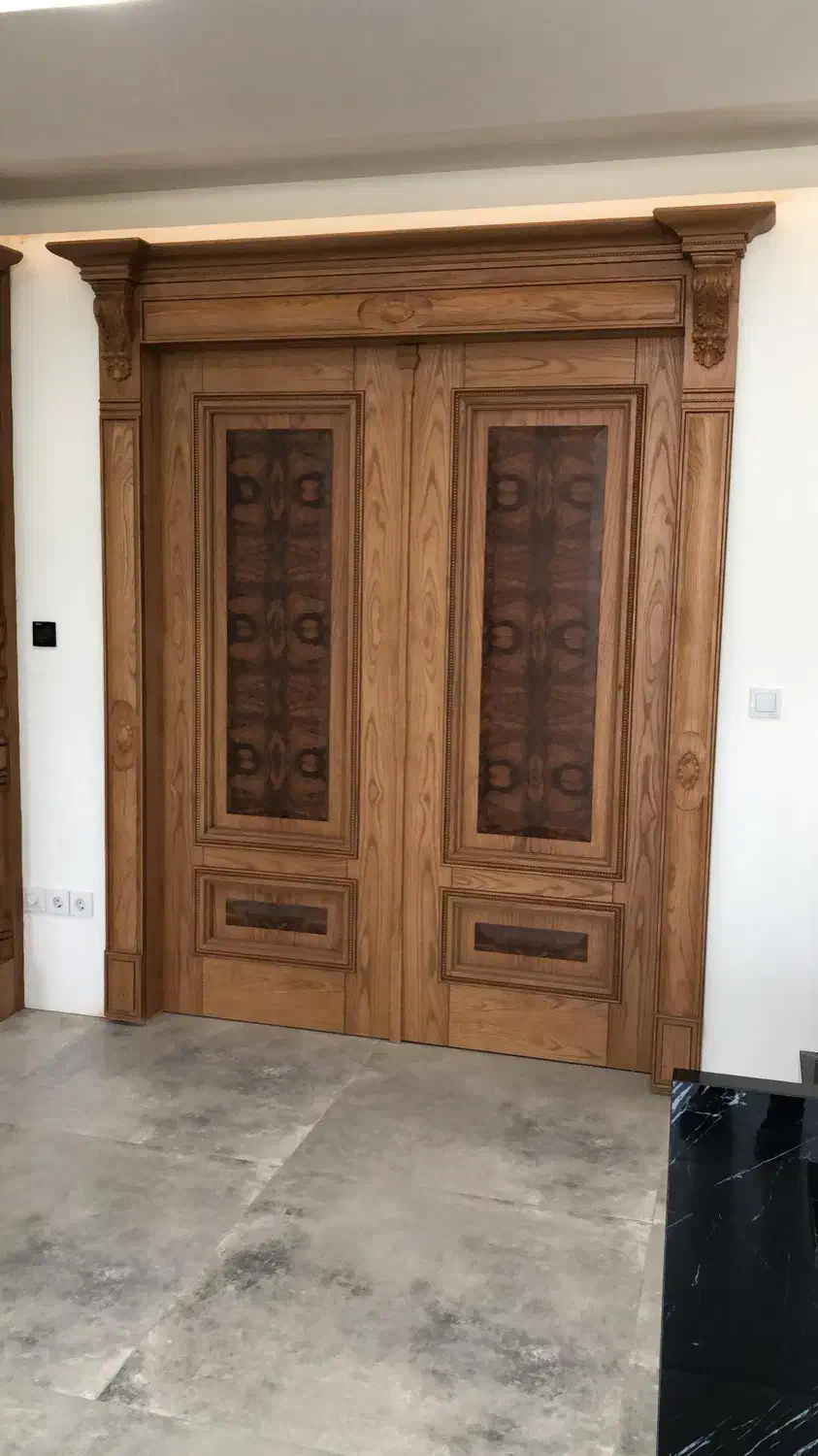 درب لابی ۲ لنگه|مصالح و تجهیزات ساختمان|شیراز, پادگان ولیعصر|دیوار