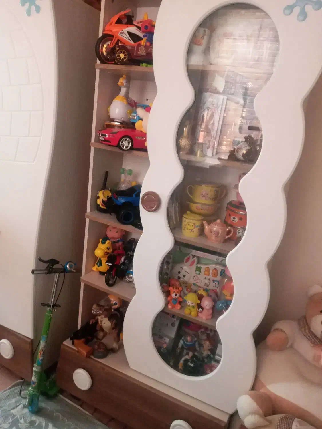 سرویس خواب تخت کودک و نوجوان در حد نو|تخت و سرویس خواب|ری, علایین|دیوار