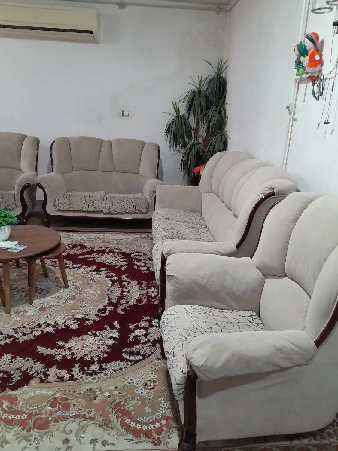 مبلمان ۷ نفره راحتی|مبلمان خانگی و میز عسلی|ایذه, |دیوار