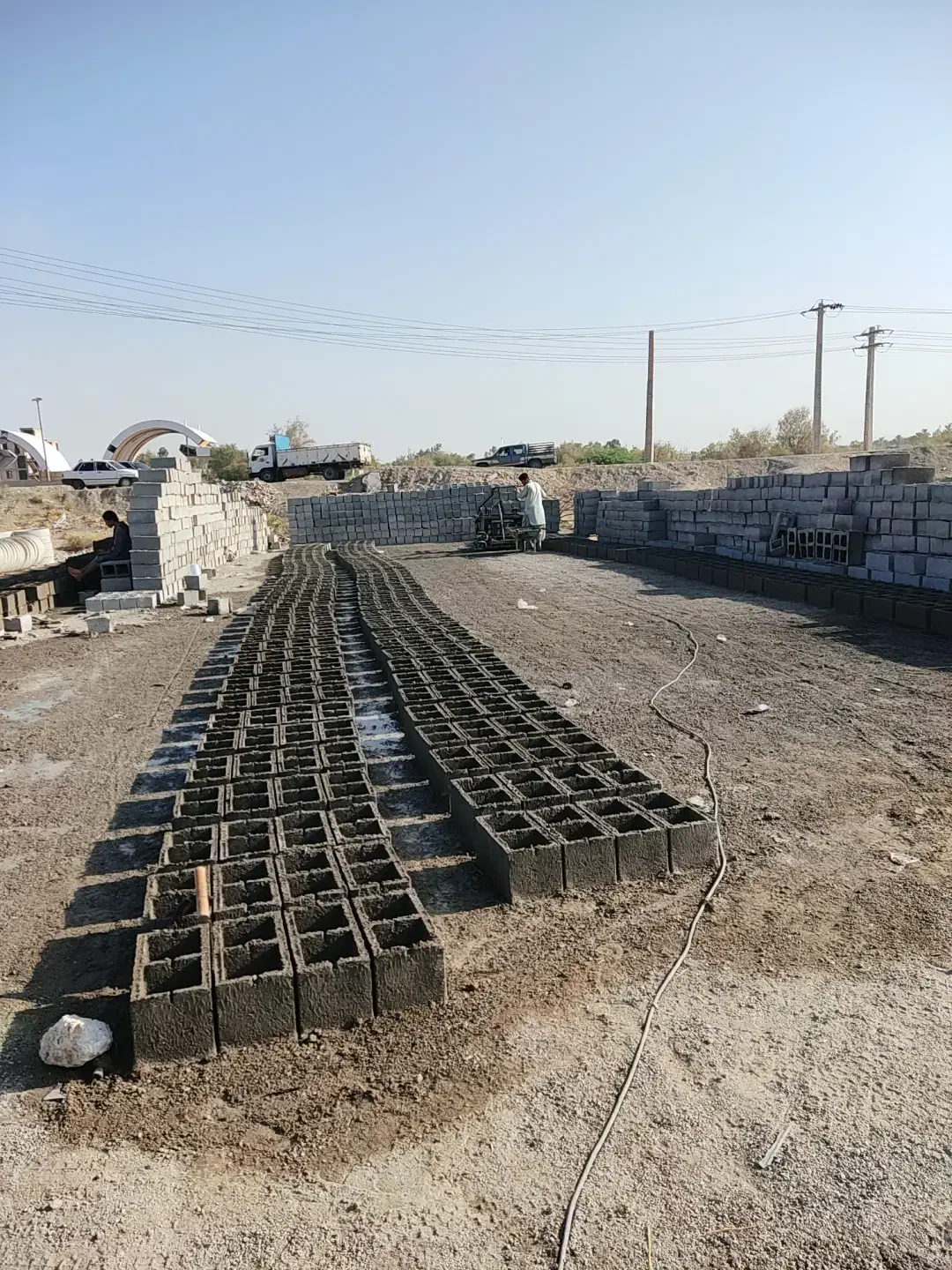 دستگاه بلوک زنی دوموتوره40سانتی|ماشین‌آلات صنعتی|ایرانشهر, |دیوار