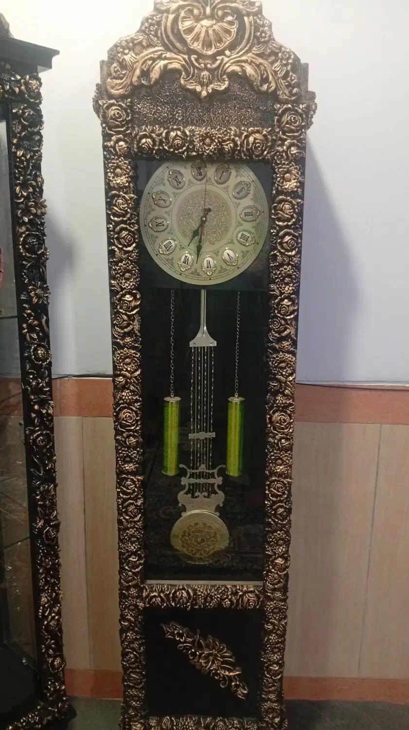 بوفه و ساعت ایستاده|بوفه، ویترین، کنسول|قروه, |دیوار