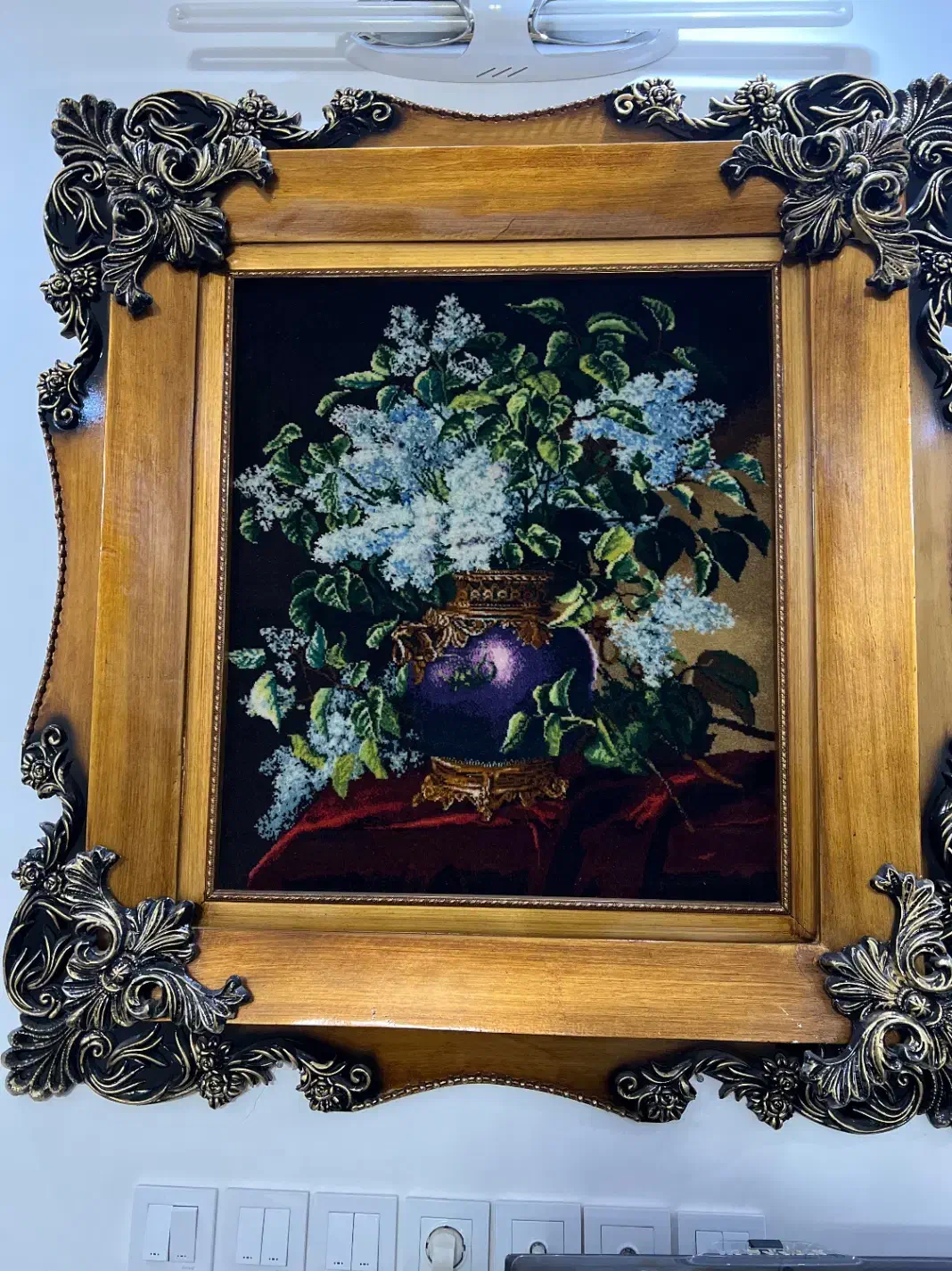 قاب فرش دستبافت|تابلو فرش|قم, سعادتی|دیوار